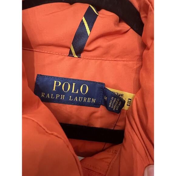 Polo Ralph Lauren Mens M Down Insulated Parka Jacket Orange NWT $498 - Picture 4 of 8